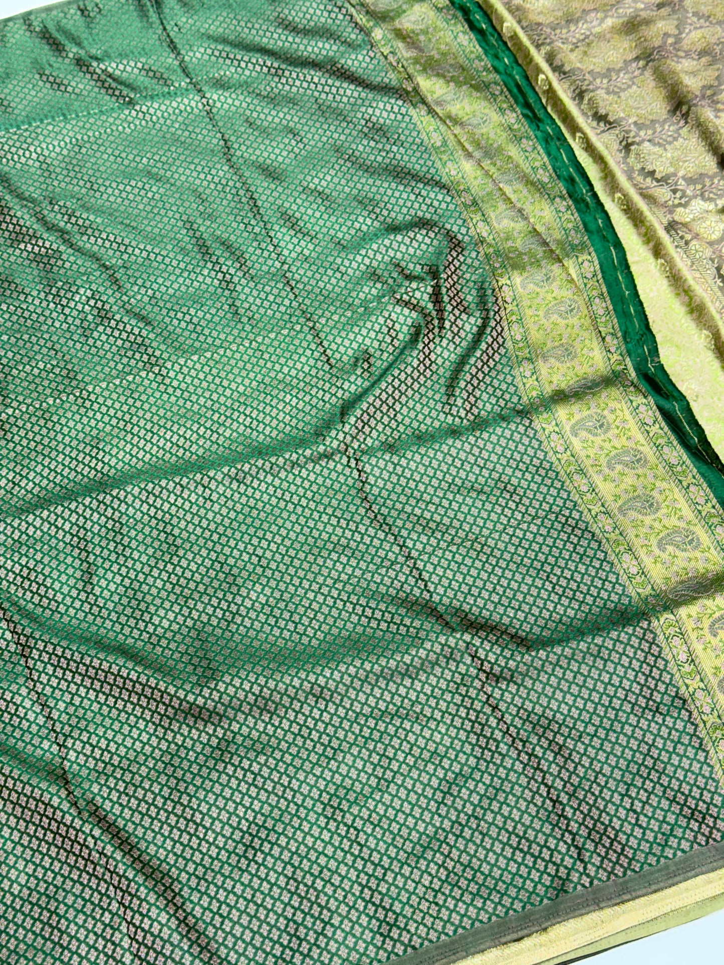 Pure Jamiyavaram Silk Saree with Authentic Kasab Zari & Ashavalli Design