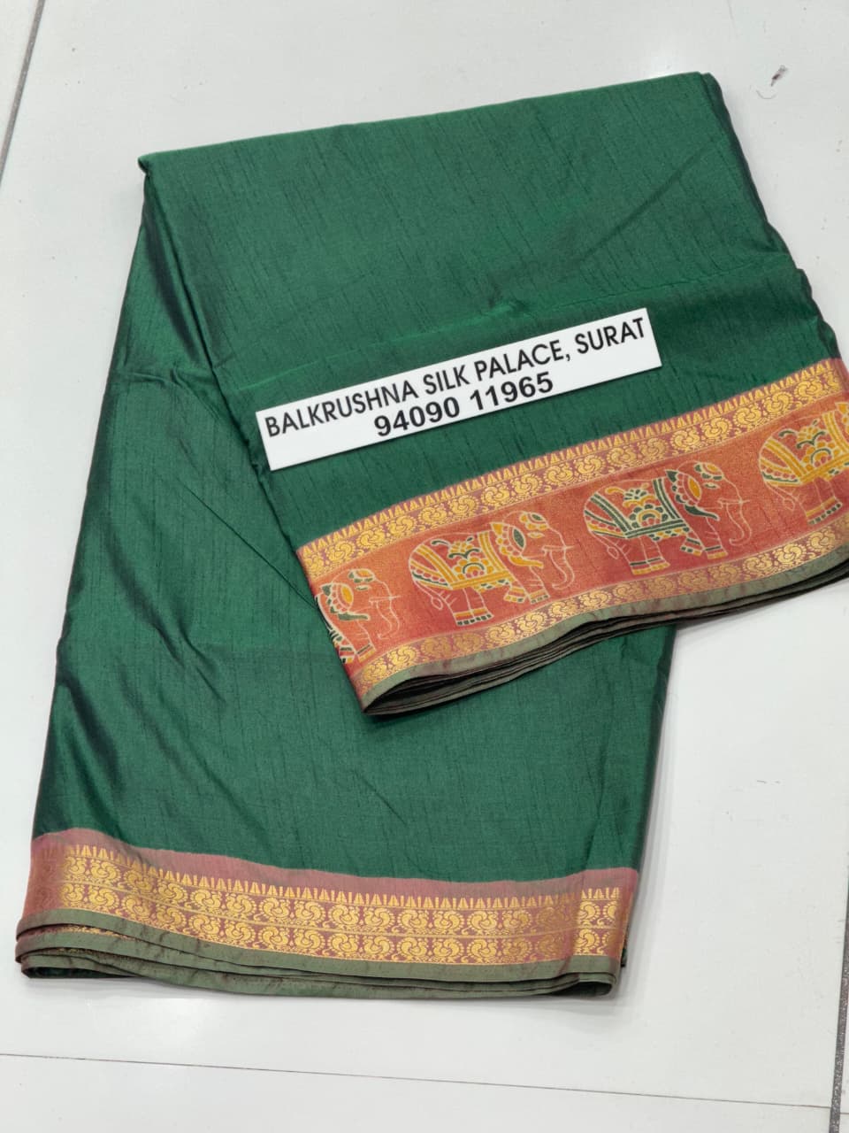 Vibrant Surti Patola Soft Cotton Silk Saree | Gala Border & Ajrakh Blouse Concept