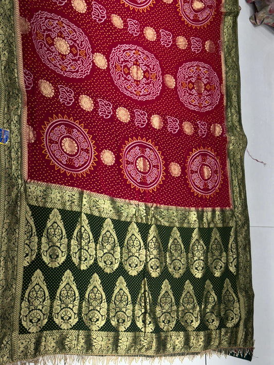 Bandhani Georgette Saree