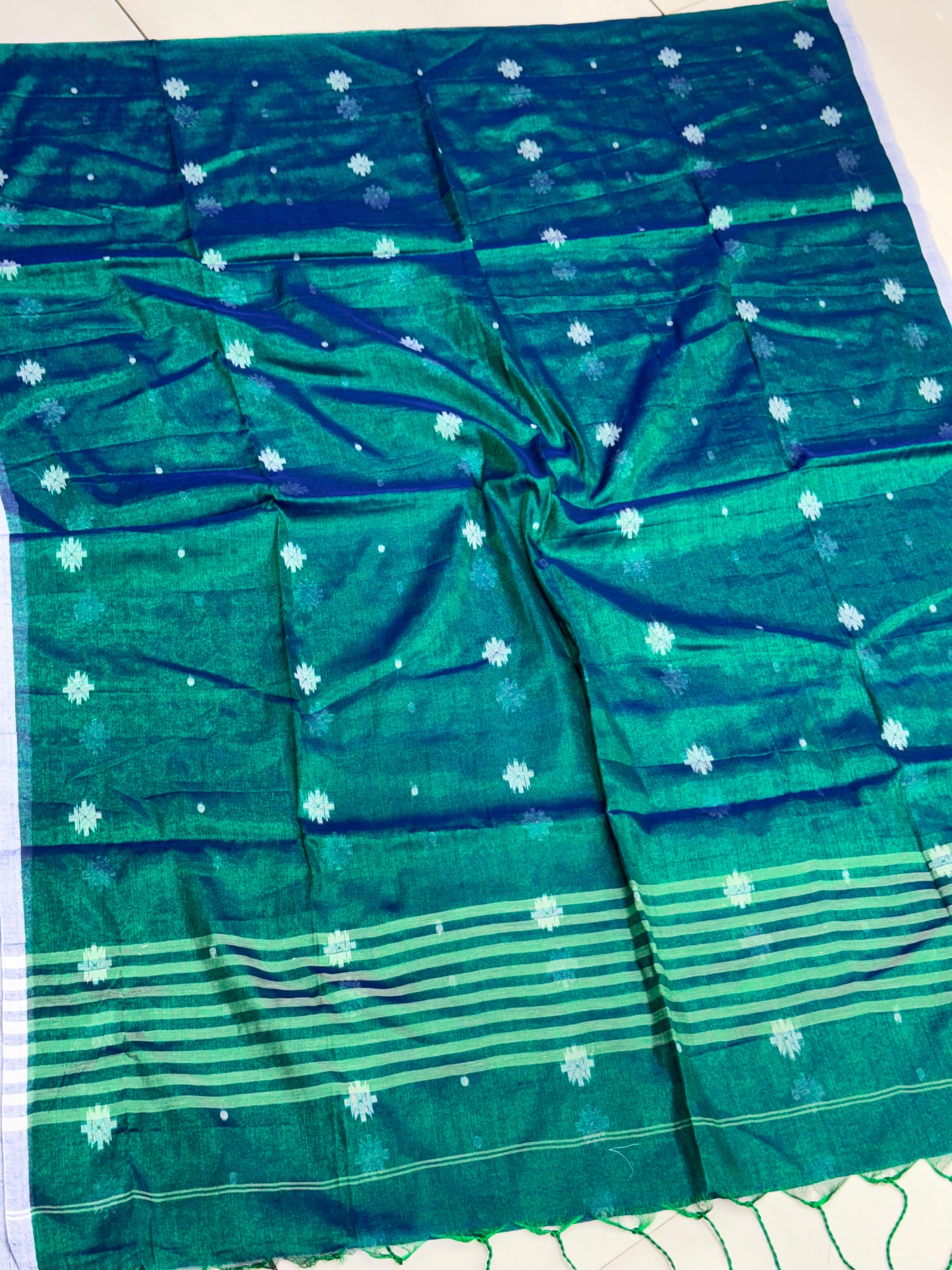 Lightweight Handloom Tissue Silk Saree in Authentic Woven Design