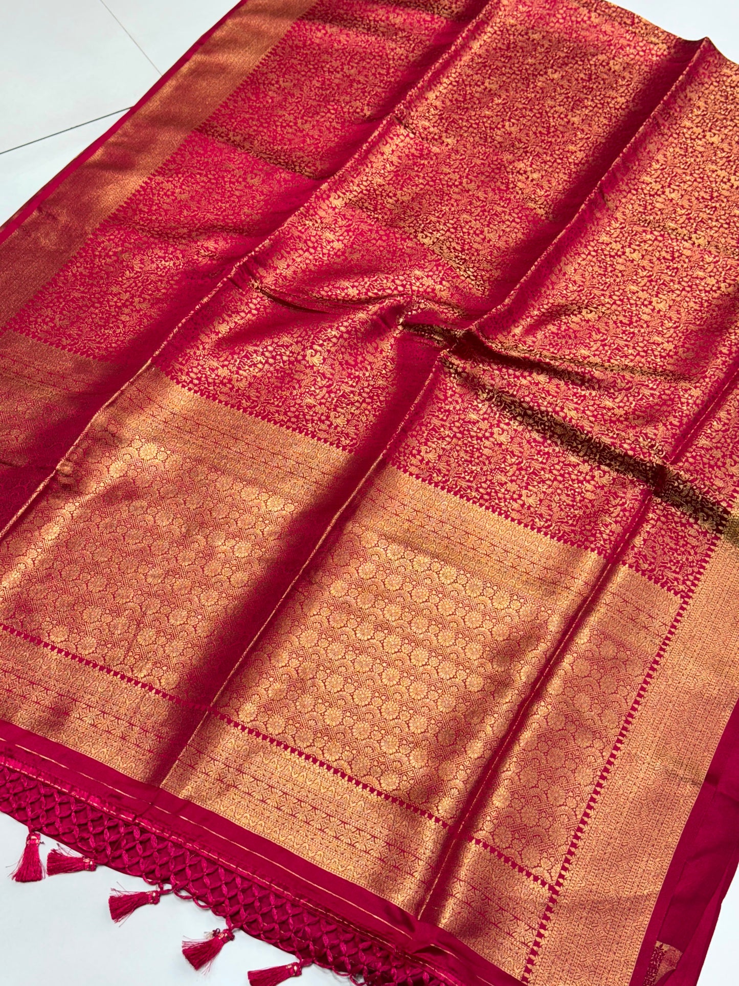 Exquisite Varli Design Soft Banarasi Silk Saree for Weddings
